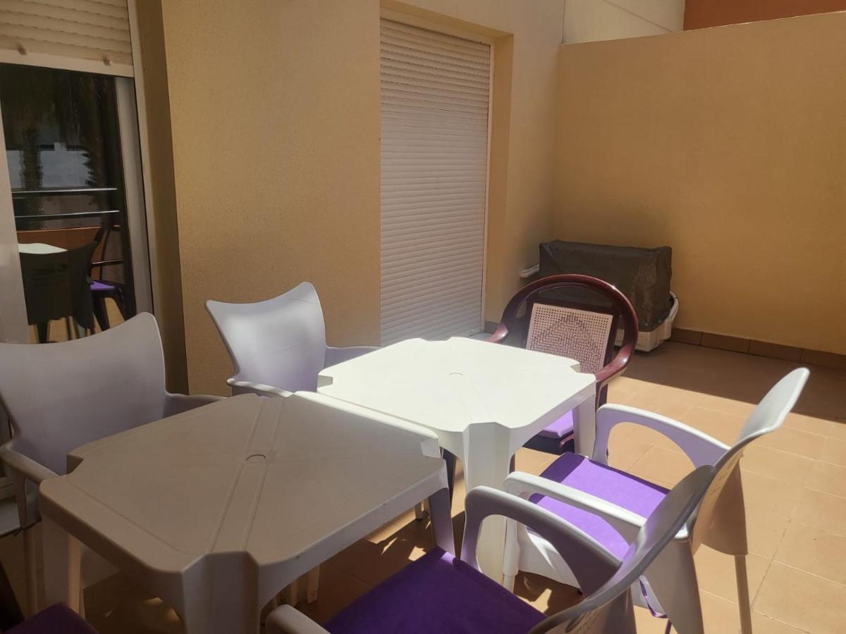 דירות Playas de Vera Apartamento Coqueto Con Terraza Y Cerca De La Piscina Comunitaria Y De La Playa! מראה חיצוני תמונה